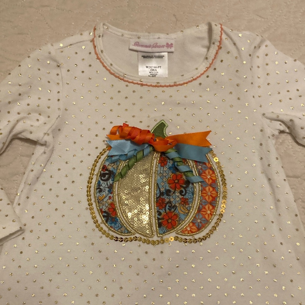 Bonnie Jean Pumpkin Patch Outfit Size 3 T